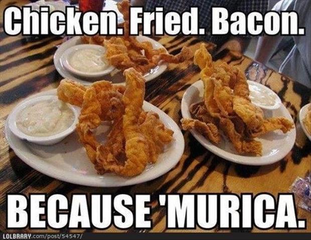 Funny Chicken Meme Chicken Fried Bacon Image