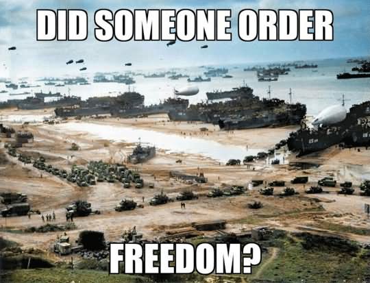 Funny War Meme Did Someone Order Freedom Image