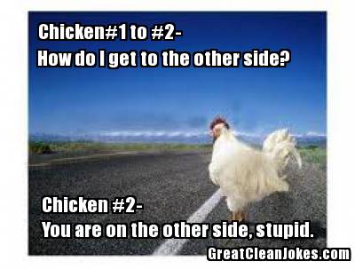 How Do I Get To The Other Side Funny Chicken Meme Picture