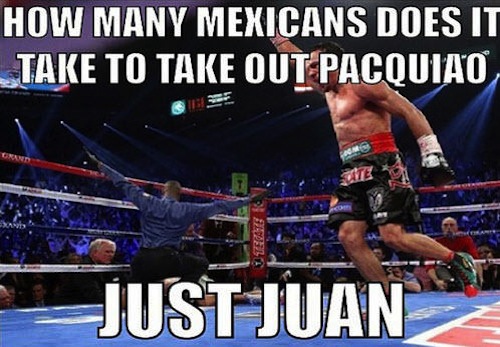 How Many Mexicans Does It Take To Out Pacquiao Funny Boxing Meme Image