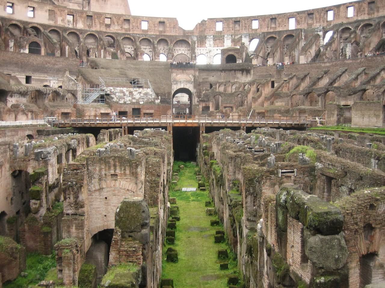 Hypogeum Inside The Colosseum