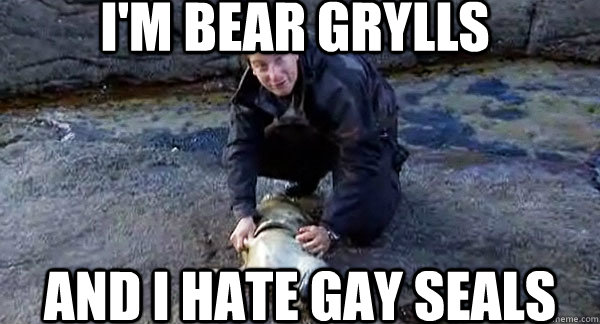 I Am Bear Grylls Funny Bear Meme Image