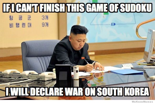 I Will Declare War On South Korea Funny War Meme Image