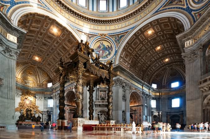 Incredible Inside View Of St. Peter's Basilica