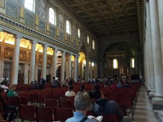 Inside Basilica di Santa Maria Maggiore