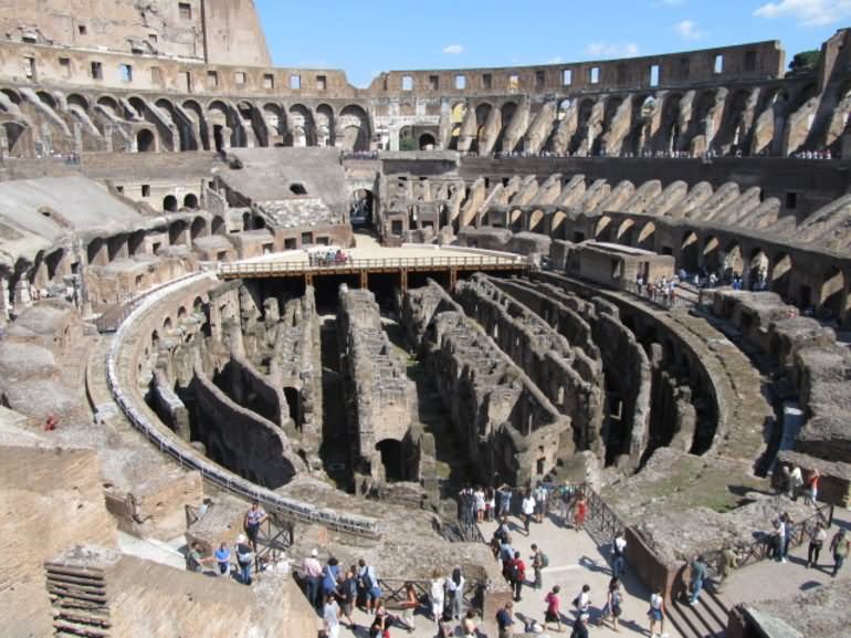 Inside Beauty Of The Colosseum