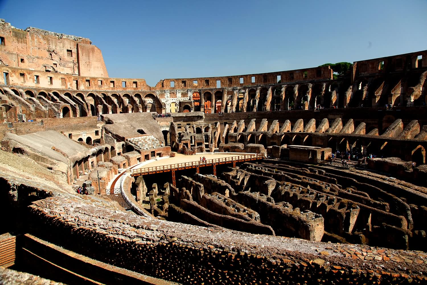 Inside Picture Of The Colosseum