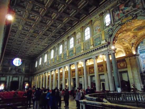 Inside View Of Basilica di Santa Maria Maggiore