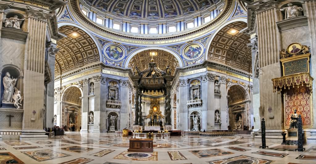 Inside View Of St. Peter's Basilica