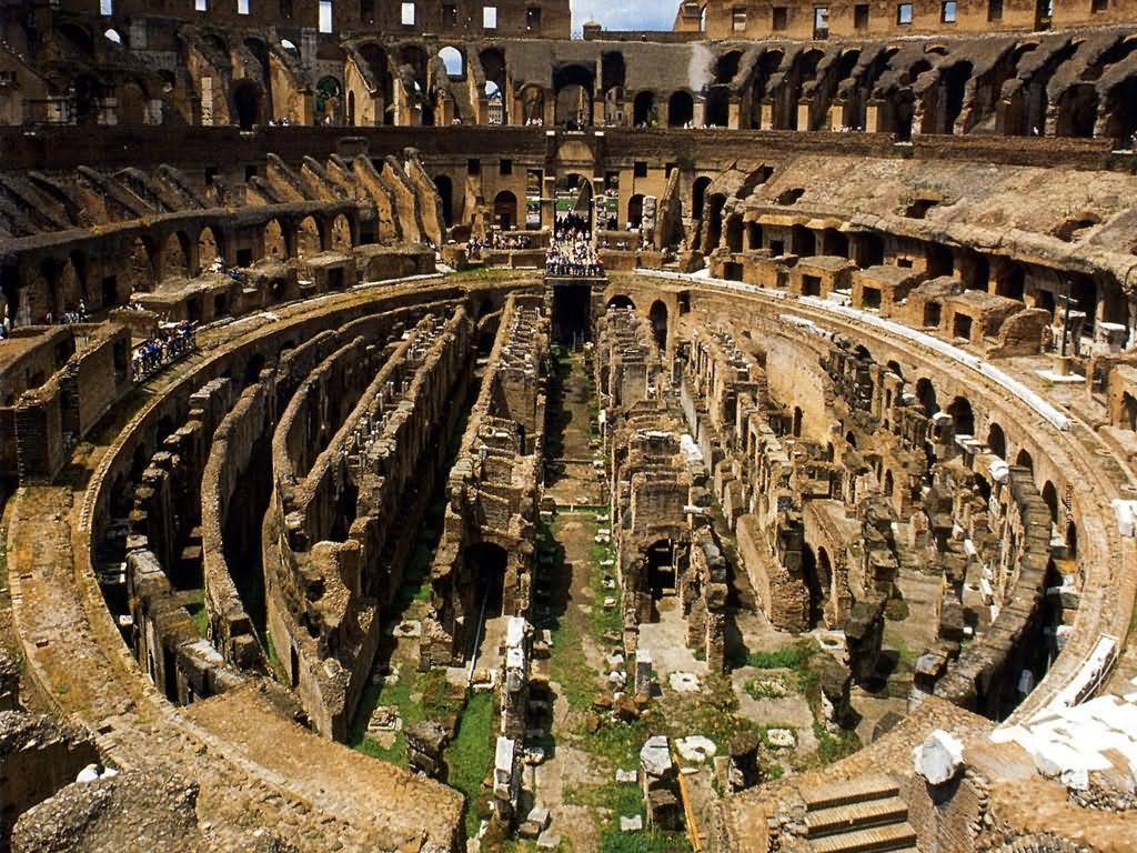 Inside View Of The Colosseum Image