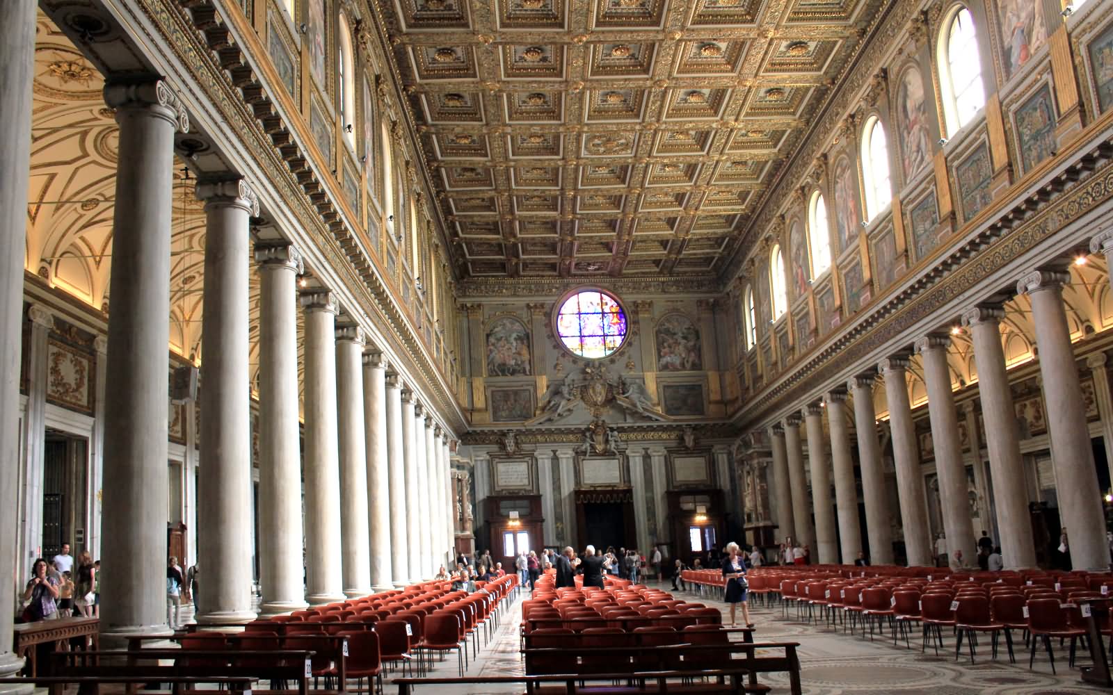 Interior Of Basilica di Santa Maria Maggiore