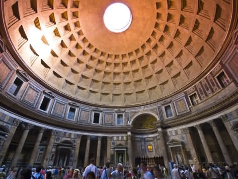 Interior Of The Pantheon, Rome