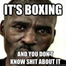 It's Boxing And You Don't Know Shit About It Funny Boxing Meme Picture