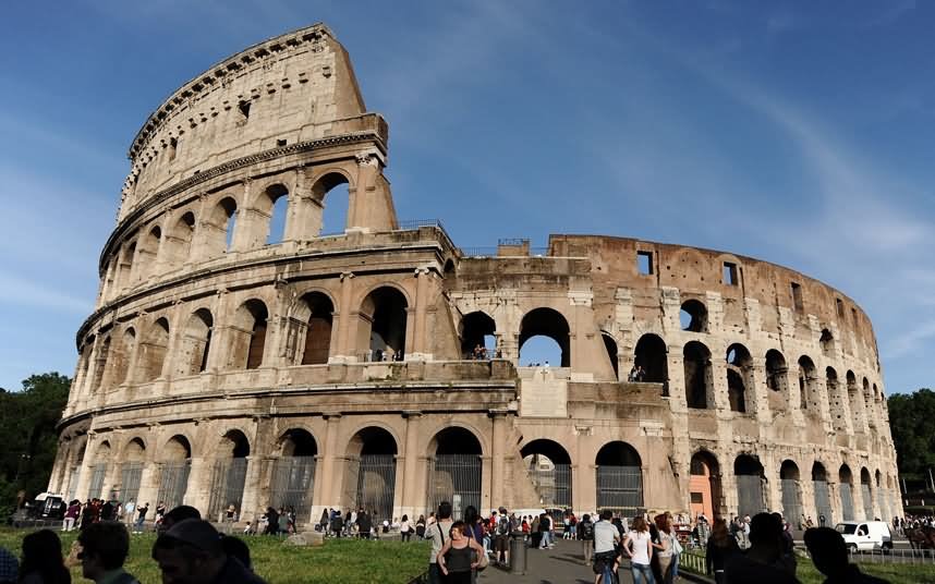 Large Number Of The Colosseum