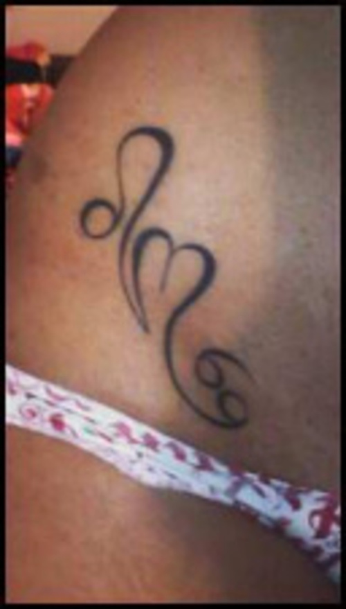 Leo Heart Symbol Tattoo Design For Side Rib