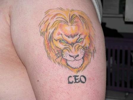 Leo - Lion Tattoo Design For Arm