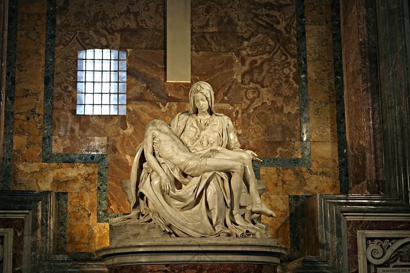 Masterpiece By Michelangelo Buonarroti Inside St. Peter's Basilica, Vatican City