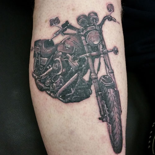 Nice Motorbike Tattoo
