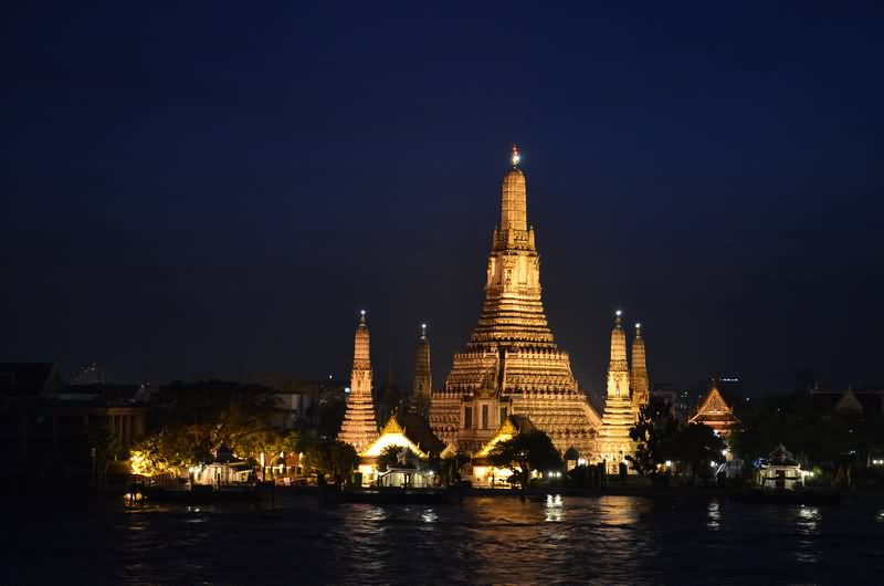 Night At Wat Arun Temple, Bangkok
