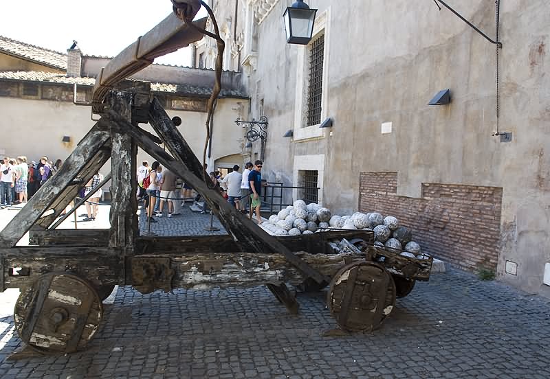 Old War Weaponary Inside Castel Sant'Angelo