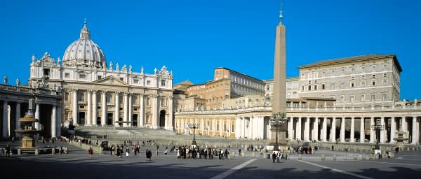 Panorama View Of St. Peter's Basilica