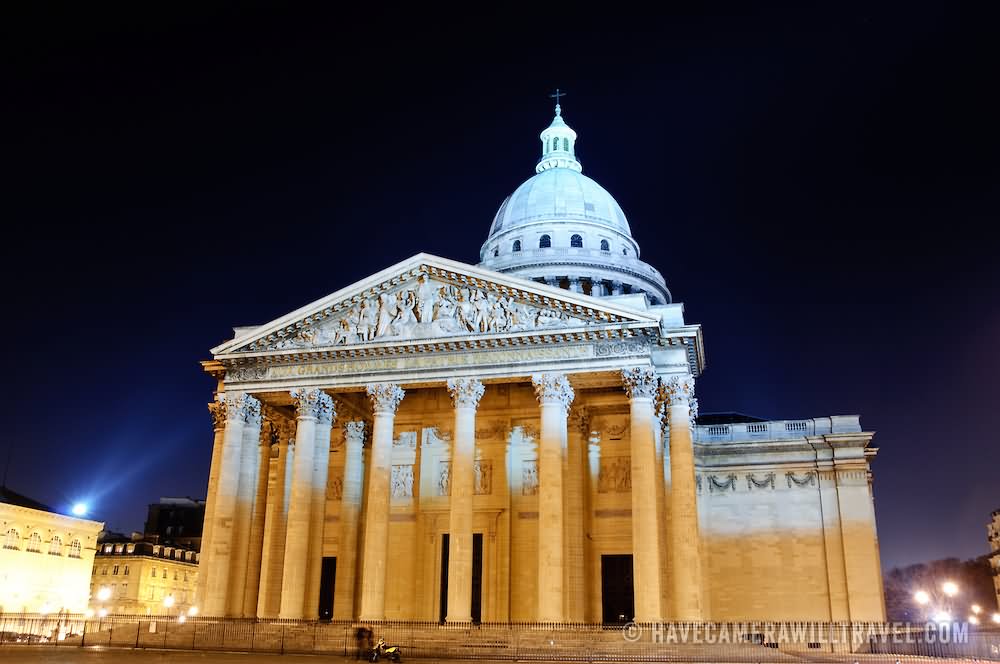 Pantheon In Rome Night Picture