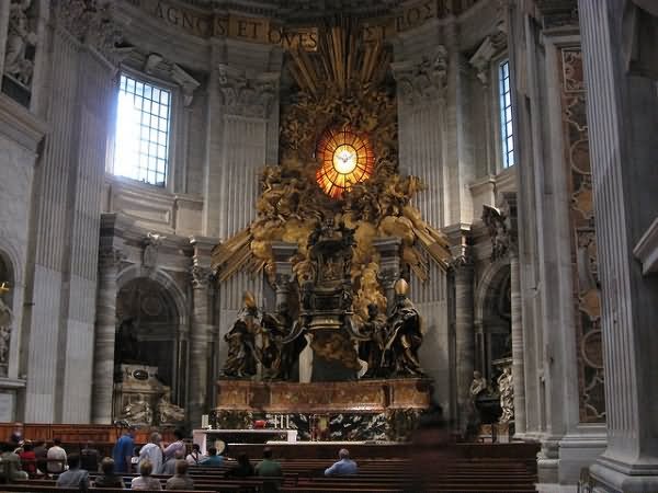Prayer Hall Inside St. Peter's Basilica