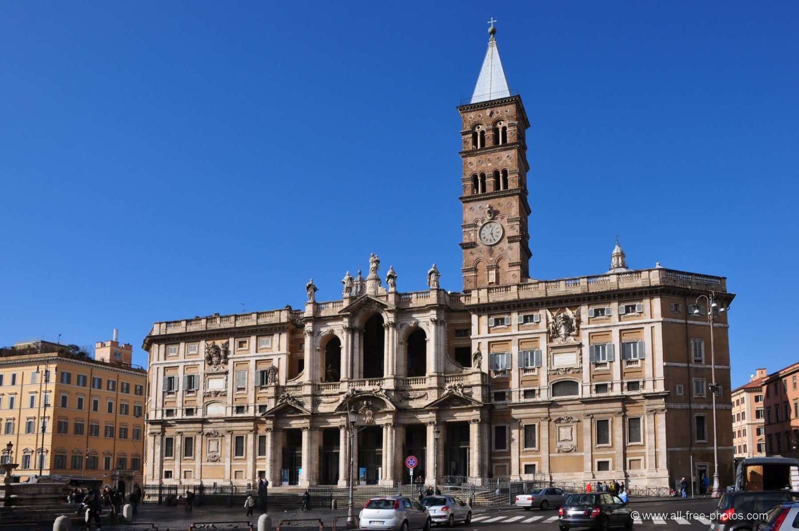 Side View Of Basilica di Santa Maria Maggiore