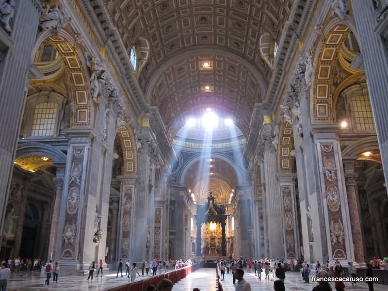 St. Peter's Basilica Beautiful Inside Picture