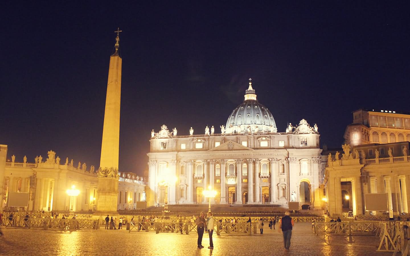 St. Peter's Basilica Beauty At Night