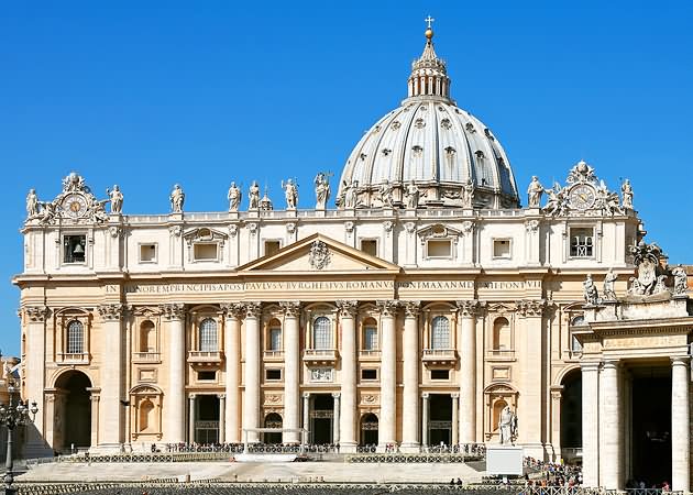 St. Peter's Basilica Facade Image