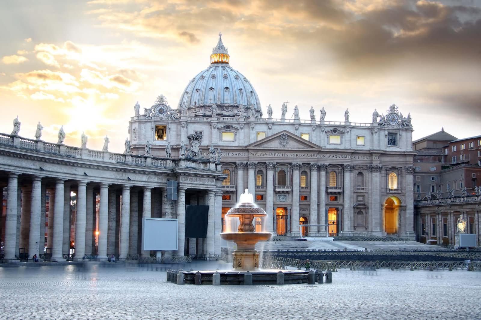 St. Peter's Basilica Facade Picture