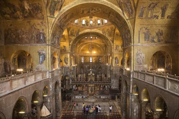 St. Peter's Basilica Interior Image