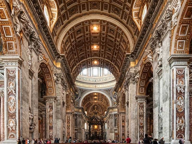 St. Peter's Basilica Interior Picture