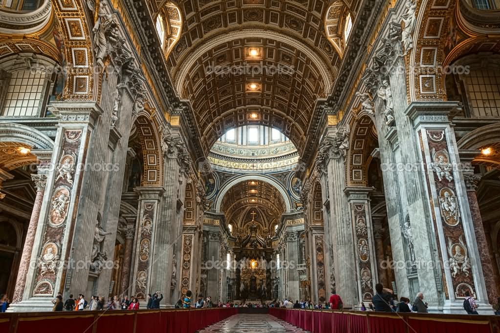 St. Peter's Basilica, Vatican City Interior View