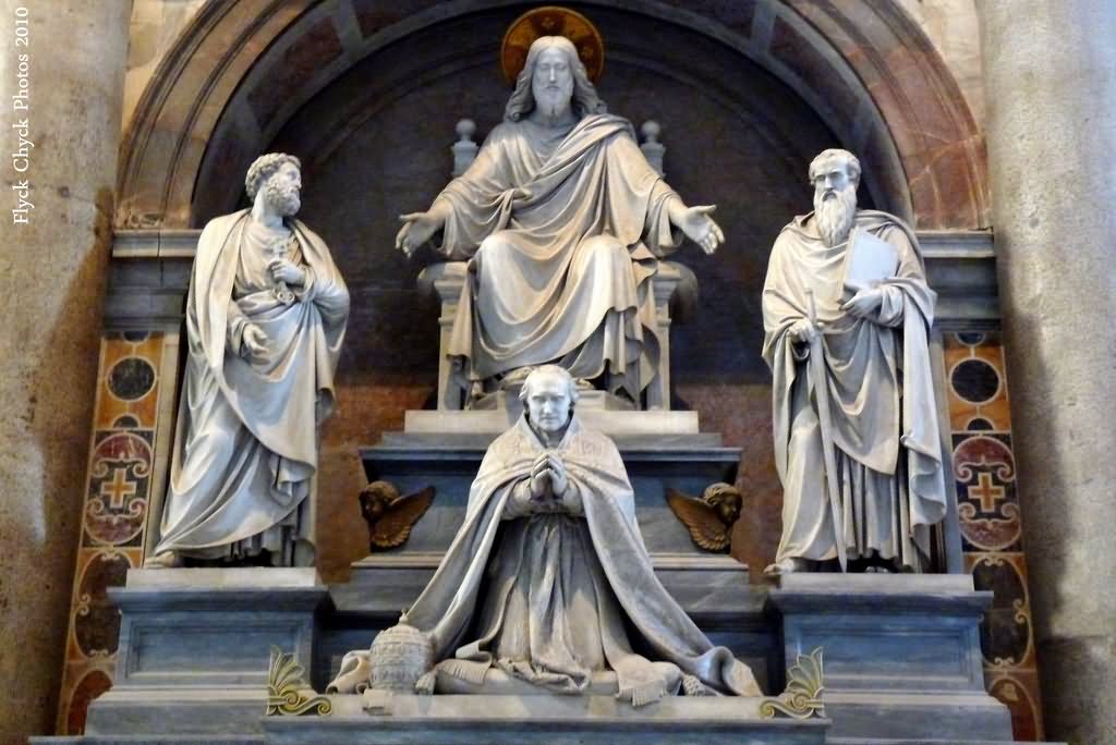Statues Inside St. Peter's Basilica