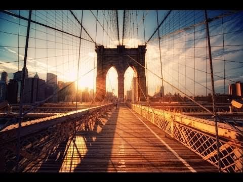 The Brooklyn Bridge Evening Lapse