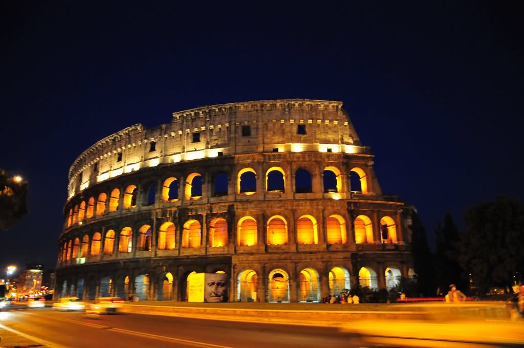 The Colosseum Looks Amazing In Night Lights