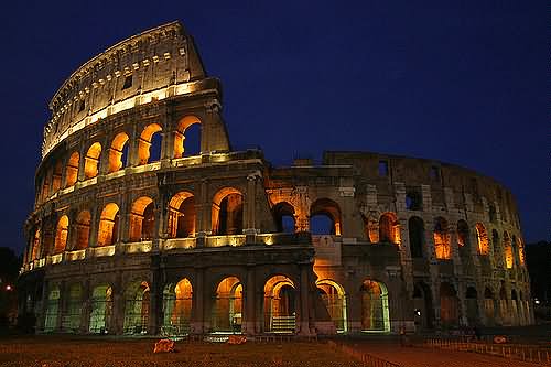 The Colosseum Looks Beautiful At Night
