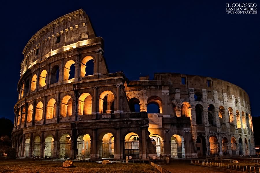 The Colosseum Night View Image