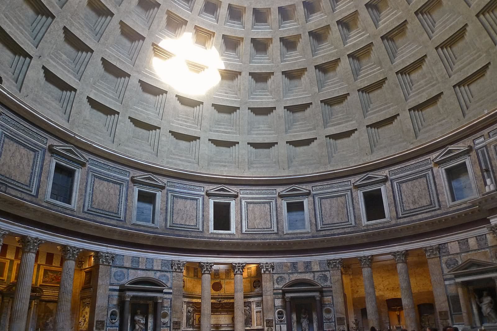 The Extraordinary Inside View Of Pantheon In Rome
