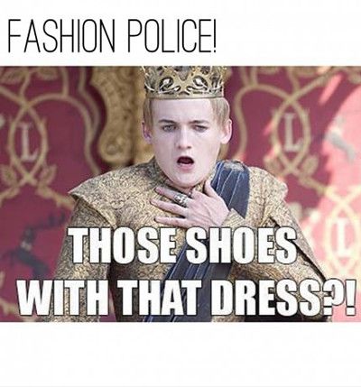 Those Shoes With That Dress Funny Fashion Picture
