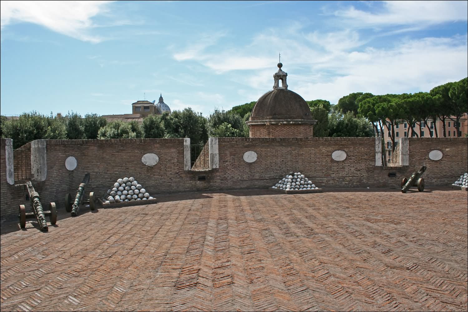 Roof Of The Castel Sant'Angelo