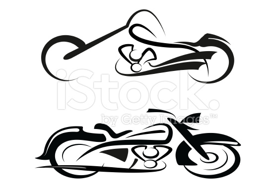 Tribal Motorcycle Tattoos Design