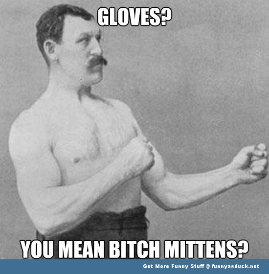 You Mean Bitch Mittens Funny Boxing Meme Image