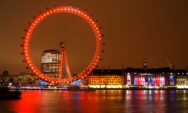 Adorable Night View Of London Eye