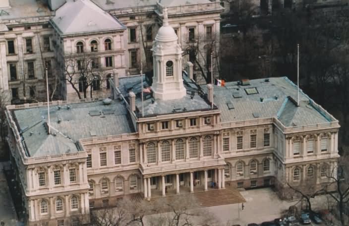 Aerial View Of New York City Hall Picture