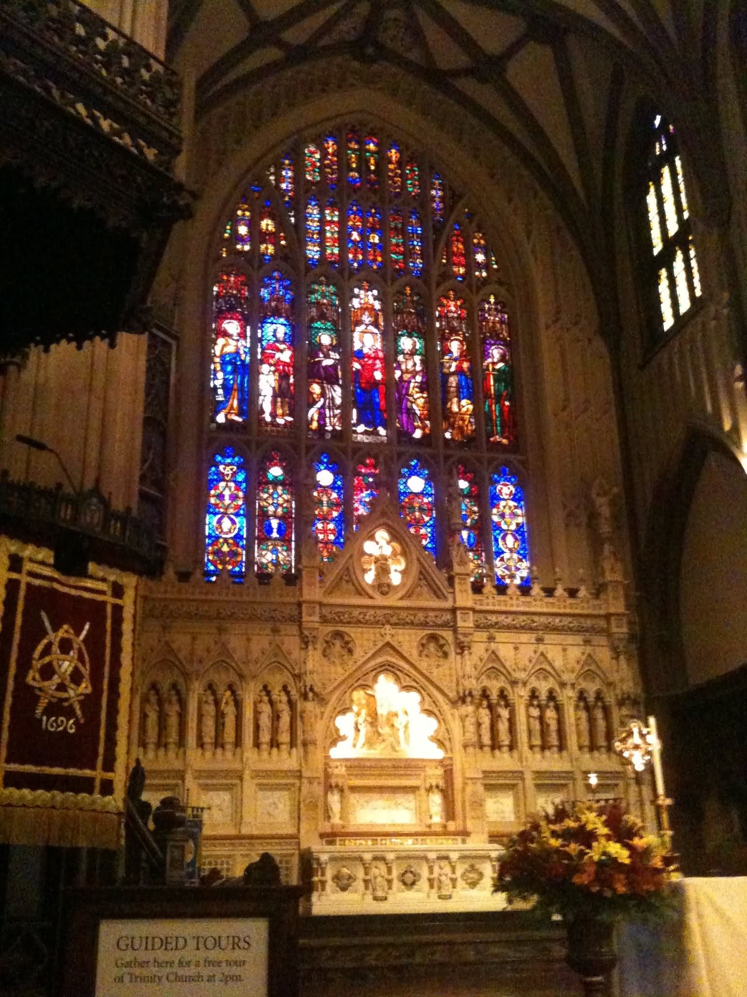 Altar Space Inside Trinity Church, New York