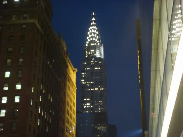Beautiful Chrysler Building At Night