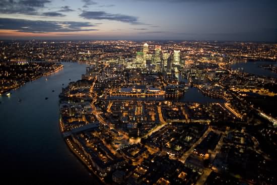 Beautiful City View From London Eye